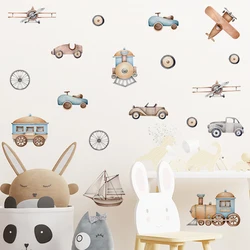 Vinilos decorativos vehículos para cuarto infantil
