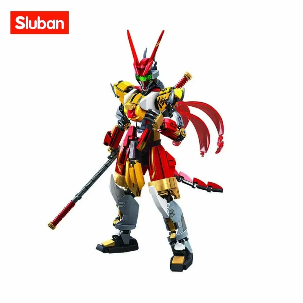 Set de bloques construcción Wukong con aro dorado decorativo - imagen 3