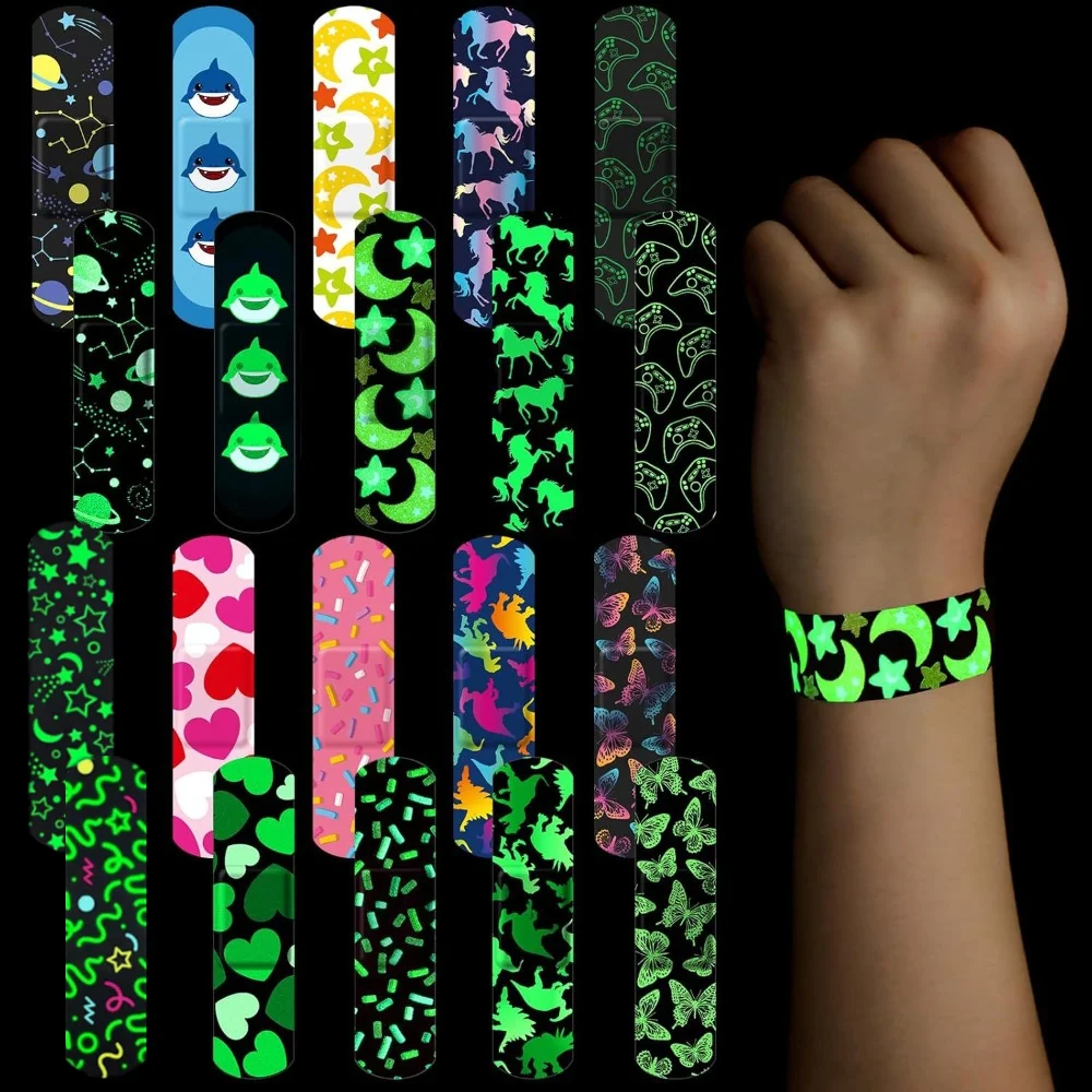 Tiritas luminosas infantiles efecto fluorescente
