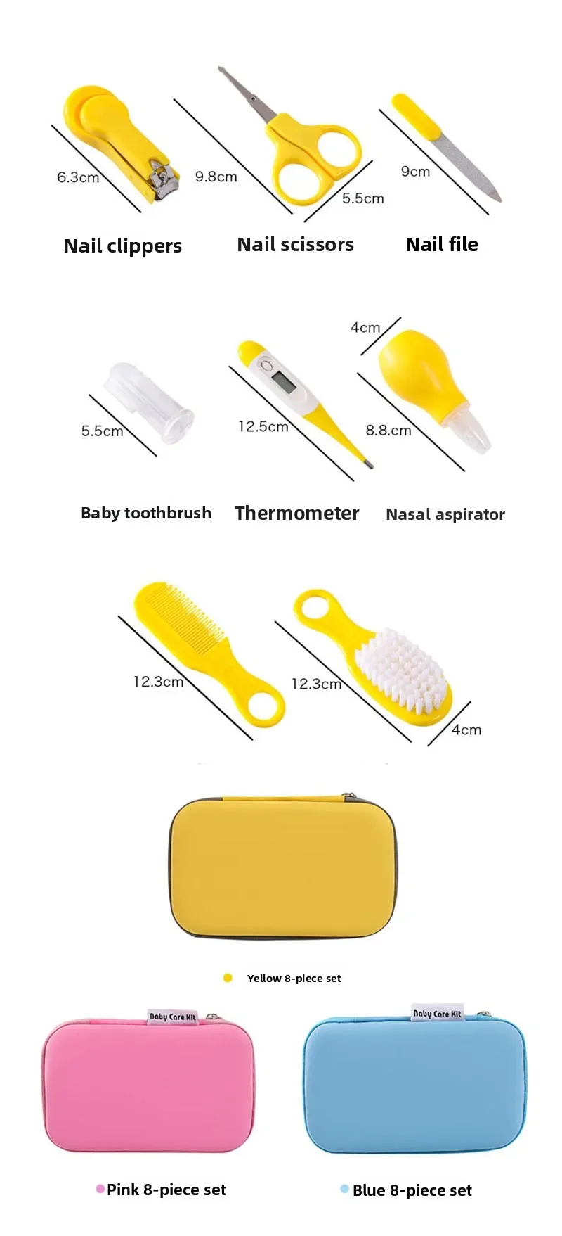 Bolsa de almacenamiento de EVA compacta con cremallera, ideal para transportar el kit