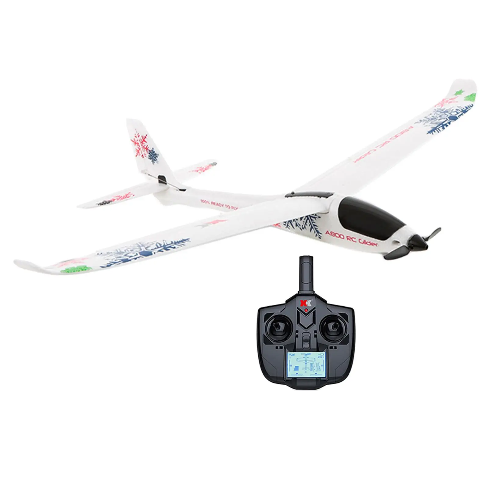 Avión radiocontrol de ala fija planeador para niños, ideal viajes - imagen 5