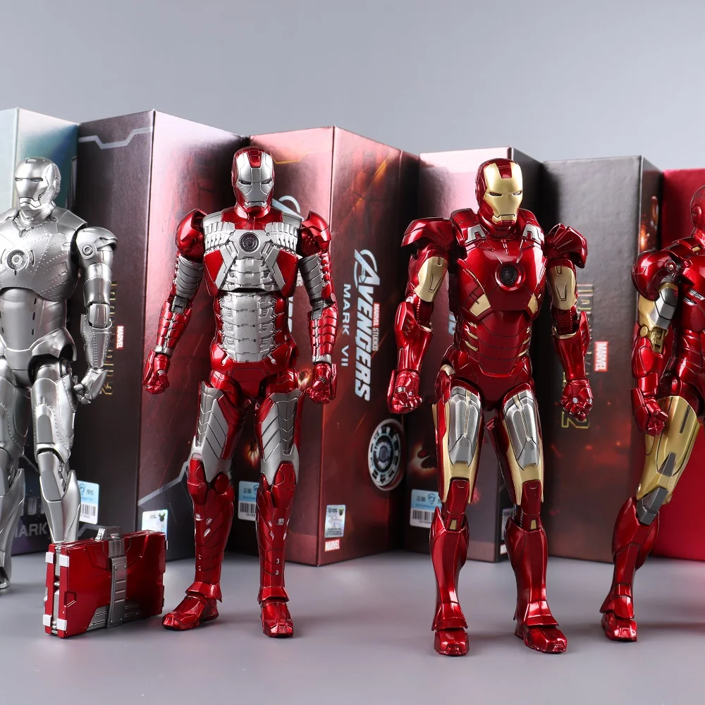 Figura de acción Iron Man articulada ZD Toys – 7 pulgadas para niños - imagen 4