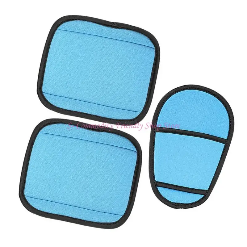 Almohadillas suaves para arnés de silla de coche, hombro y entrepierna