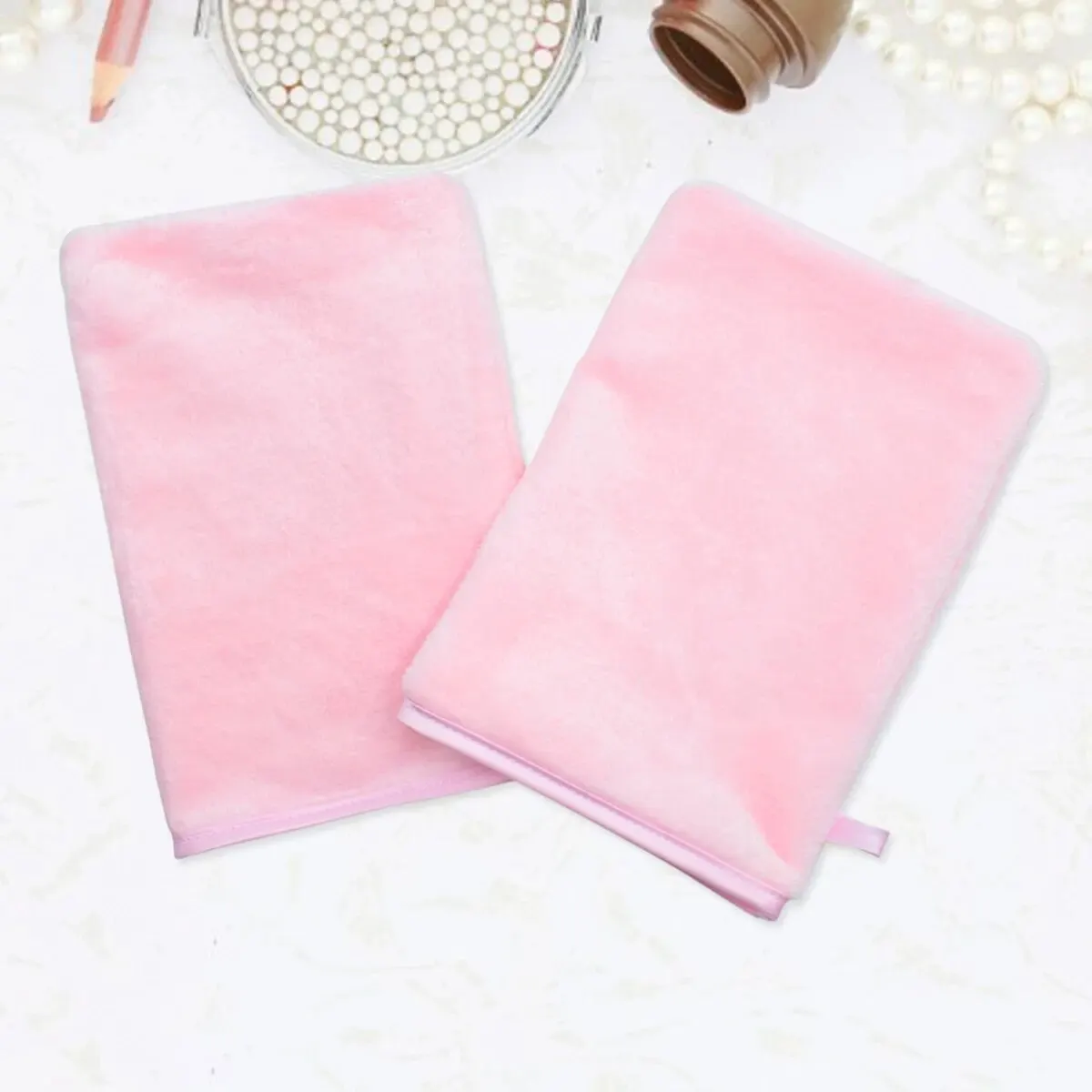 Manoplas de baño de microfibra reutilizables para ducha - imagen 2