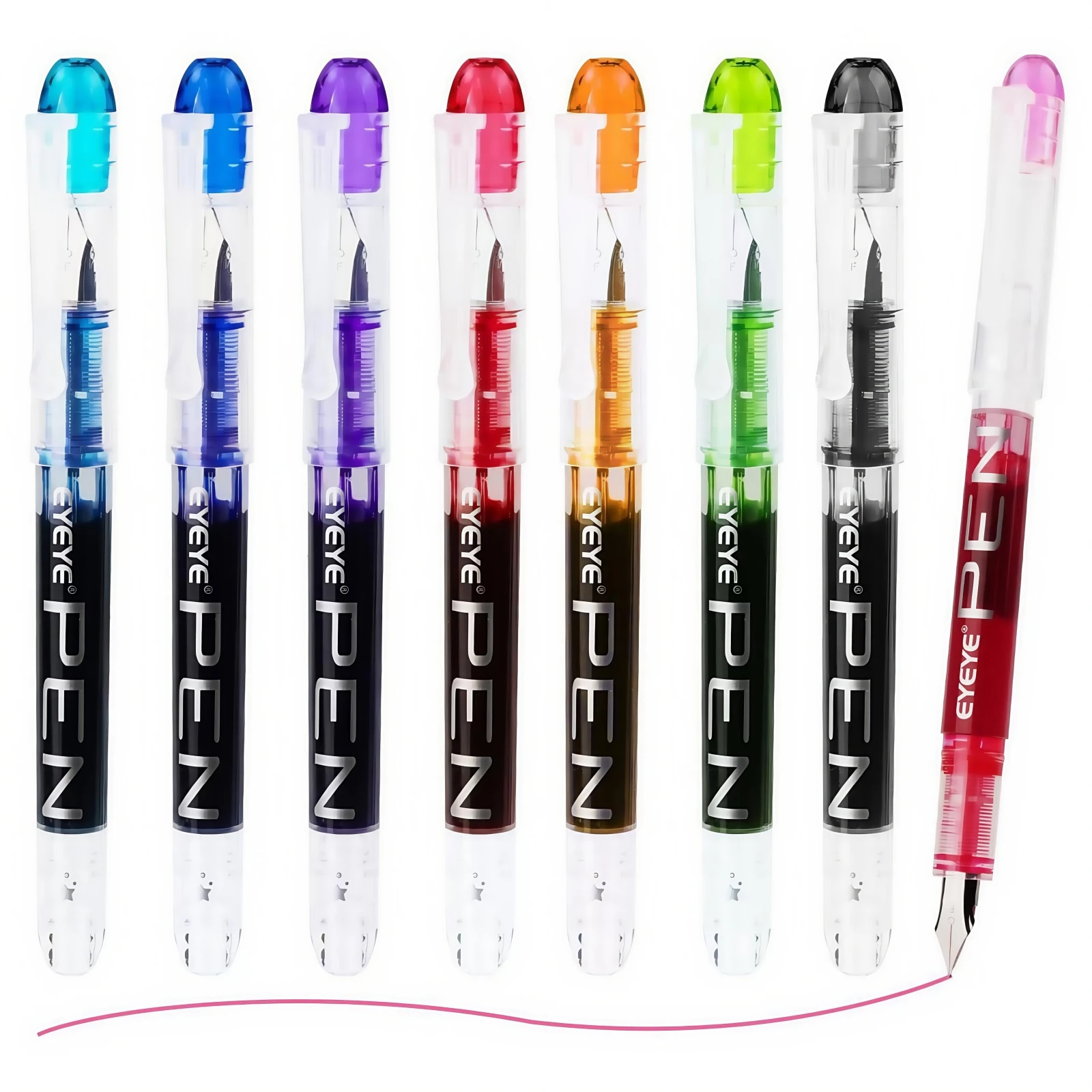 Bolígrafo de tinta líquida para niños – escritura suave y multicolor