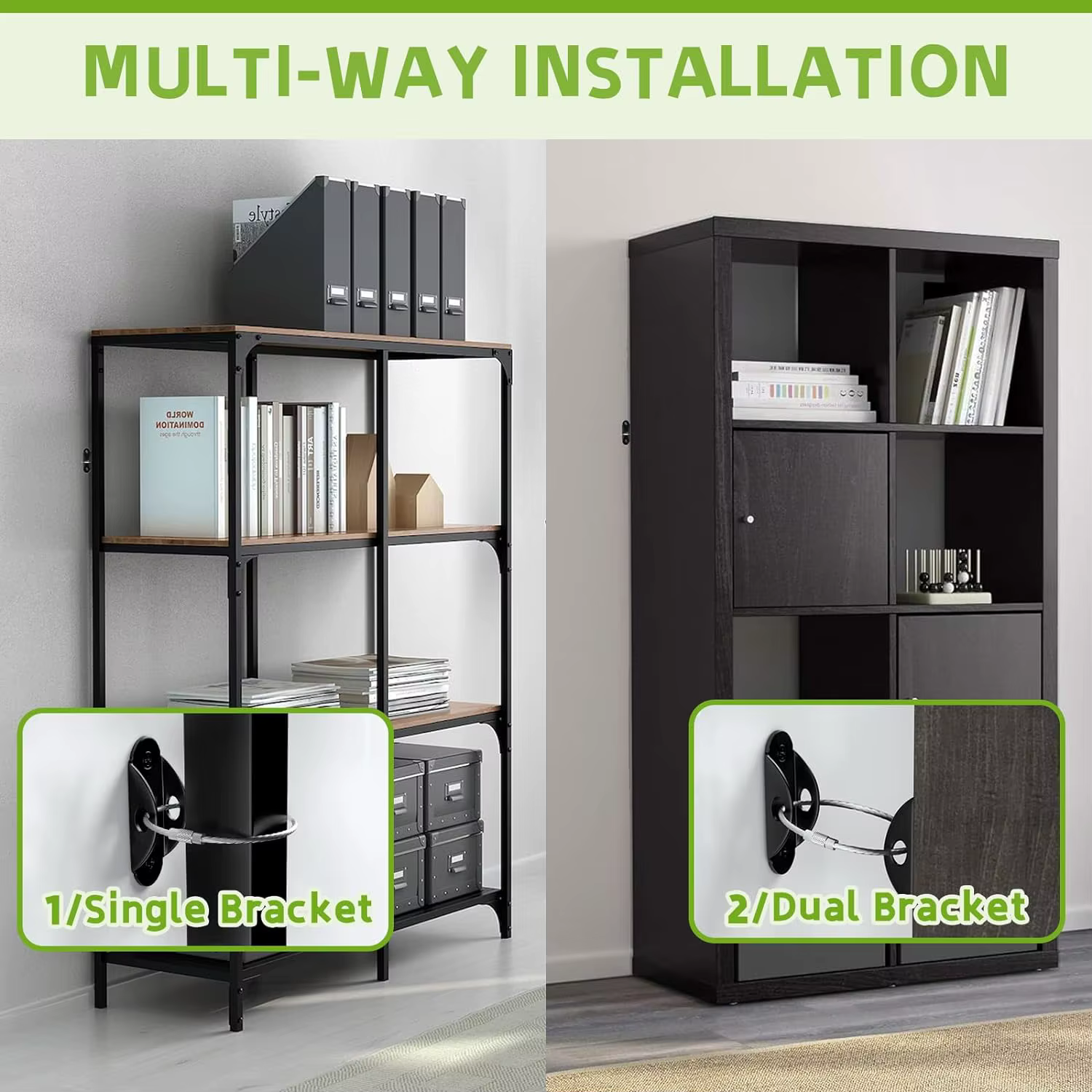 Anclajes para muebles y correas anticaídas; seguridad infantil en casa - imagen 2