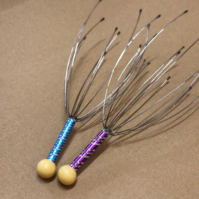 Masajeador de cabeza para niños con bolas de acero estilo spa - imagen 5