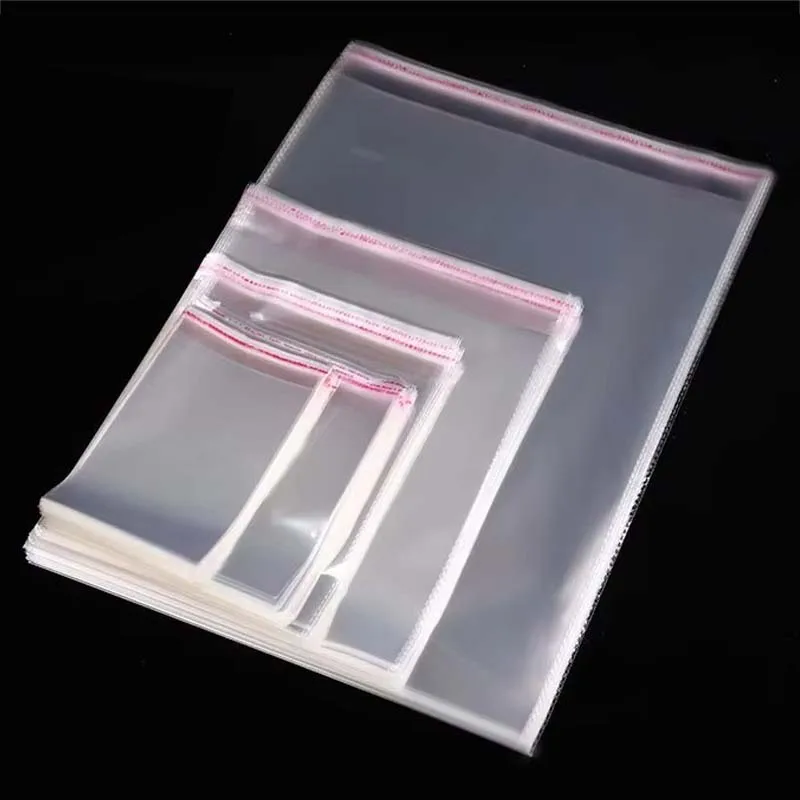 Detalle del material OPP en embalajes transparentes
