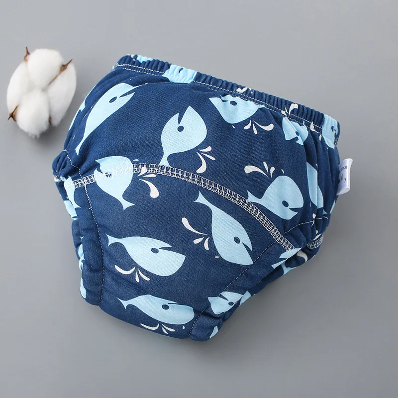 Pañales de tela reutilizables con estampado para bebé para niño y niña