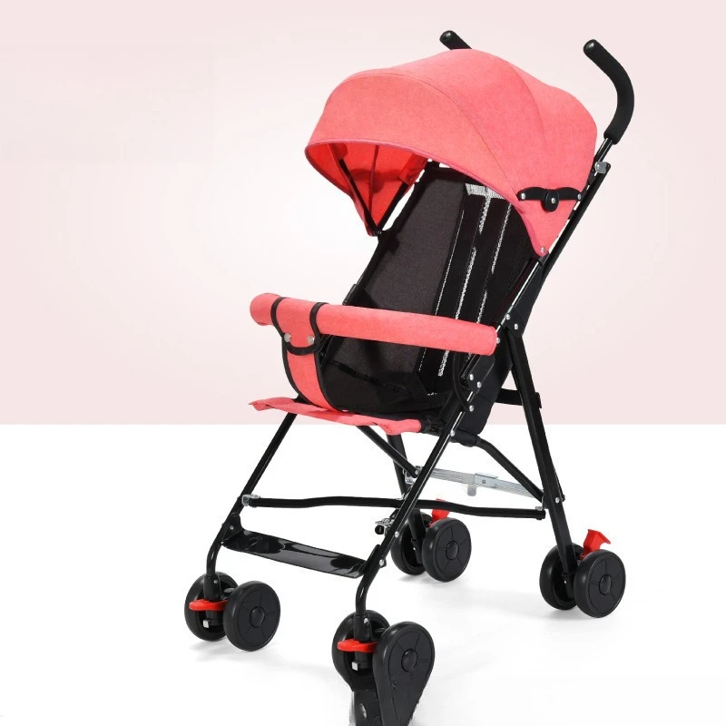 Cochecito de bebé todo clima con modo Sit-Lie y sombrilla plegable - imagen 4