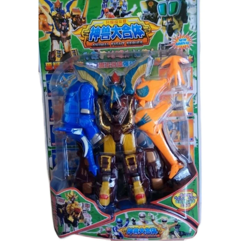 Figura de acción Bandai Yap Warrior en pose de display