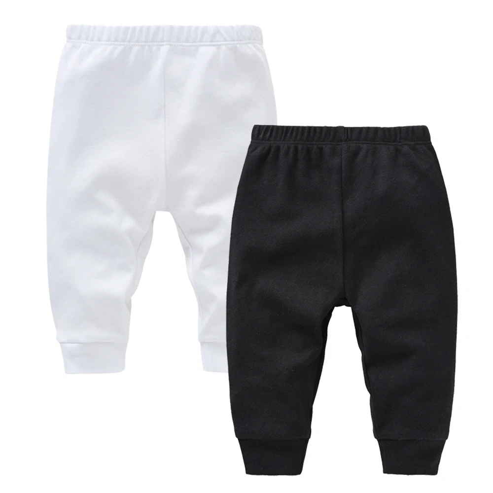 Pantalones largos de algodón para bebé unisex de primavera - imagen 4