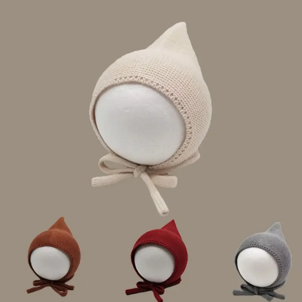 Gorro de punto con orejeras para bebé – Cálido y transpirable