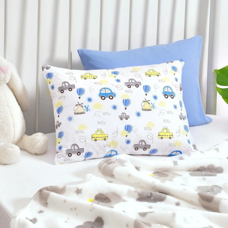 Funda de almohada de bebé de algodón transpirable – Ligera y suave - imagen 4