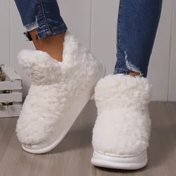Zapatillas de invierno acolchadas para niñas – Piel sintética suave y suela gruesa