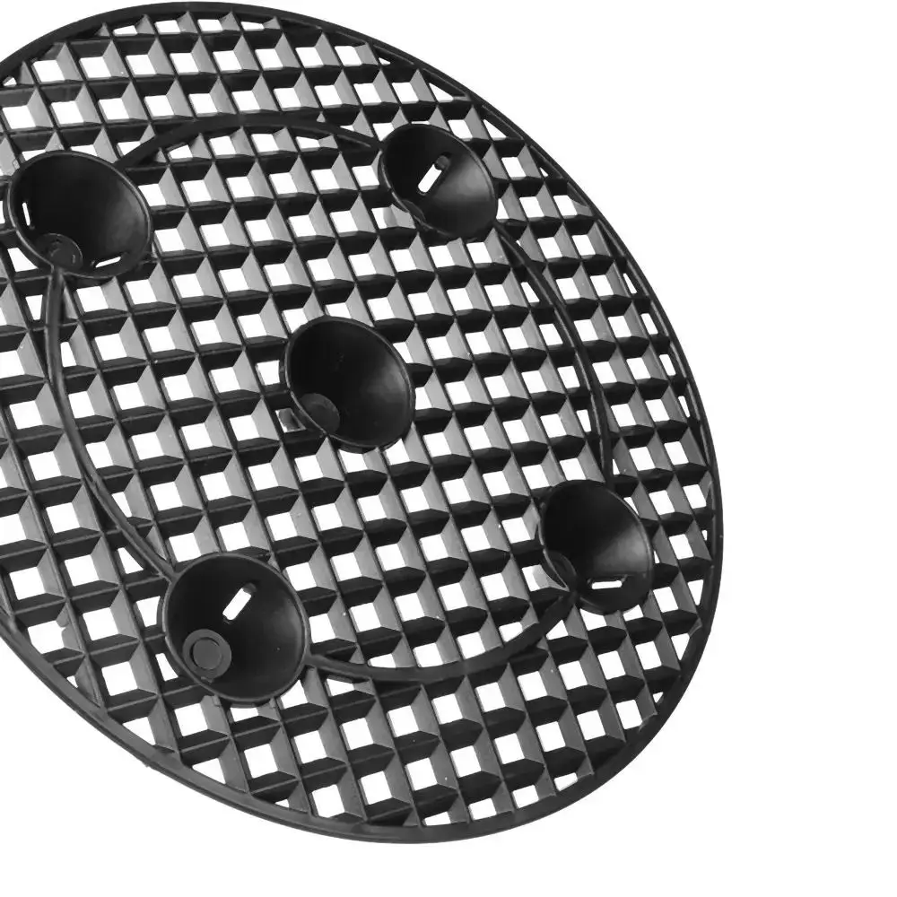 Soporte para plantas en negro mate