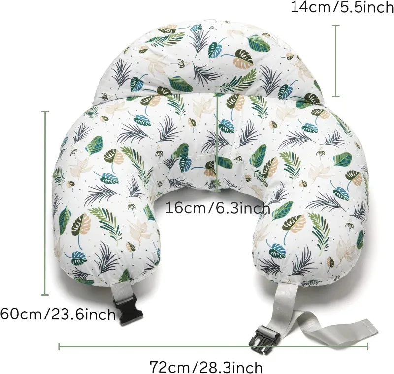 Almohada de lactancia multifuncional para embarazo y descanso - imagen 5