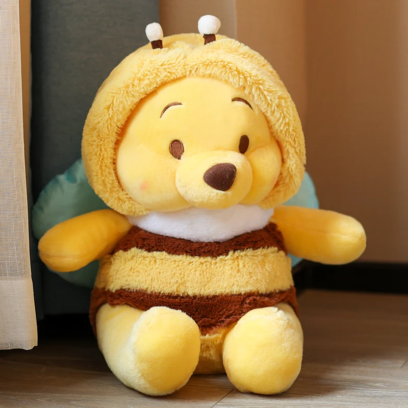 Winnie Bear peluche de abeja de dibujos animados suave para niños