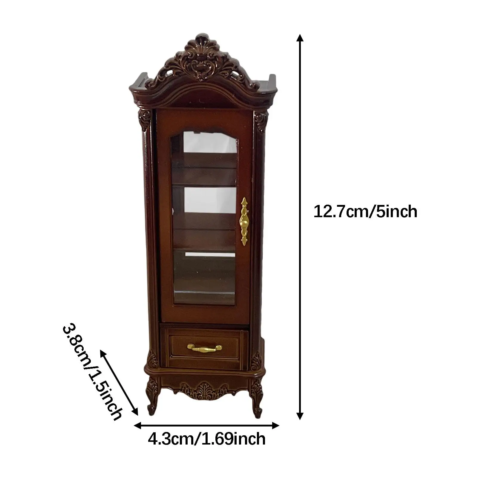 Mueble bar miniatura para casa de muñecas, juguete de simulación