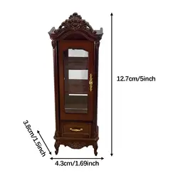 Mueble bar miniatura para casa de muñecas, juguete de simulación