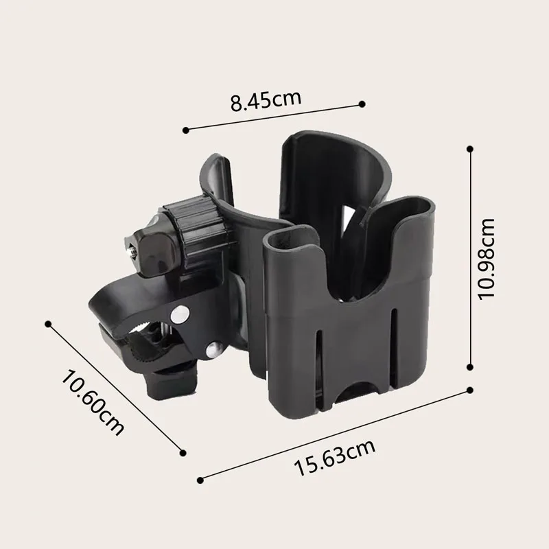 Soporte universal para biberón y teléfono en carrito giratorio - imagen 5