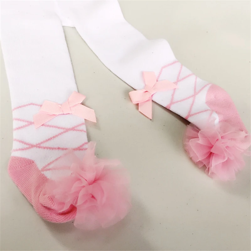 Medias de baile Ballet con encaje para niñas – Estilo princesa - imagen 4