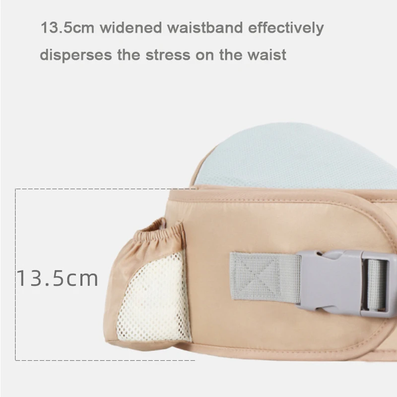 Portabebés ergonómico con asiento de cadera para viajes - imagen 4