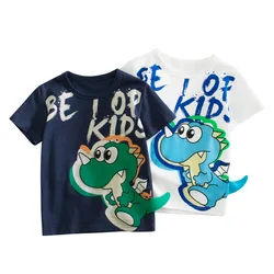 Camiseta sin mangas de algodón para niños – Estilo dinosaurio
