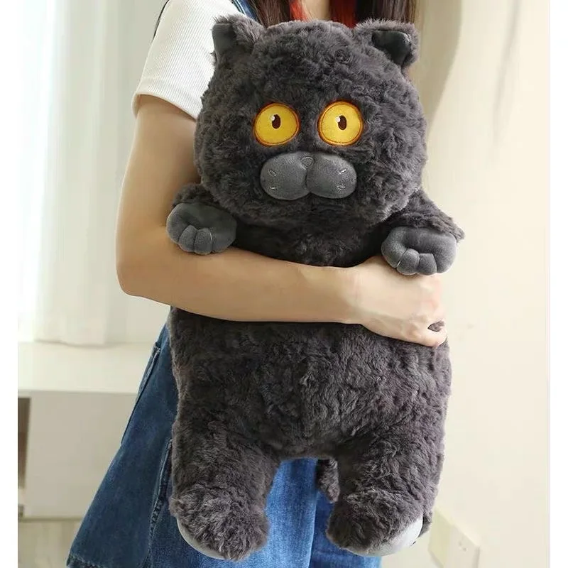 Peluche de gato suave tierno para sofá, regalo