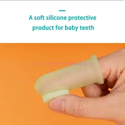 Cepillo de dentición de silicona para bebé con masaje suave