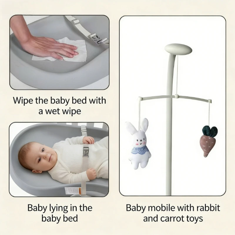 Cambiador impermeable para bebé con superficie contorneada ergonómica - imagen 4