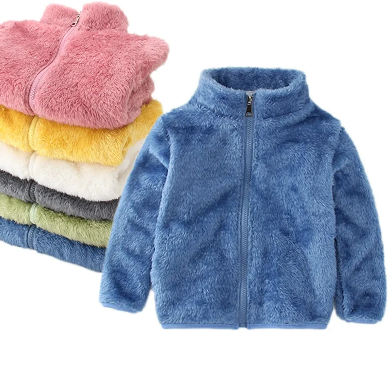Abrigo polar de invierno acolchado doble cara para bebés y niños - imagen 5