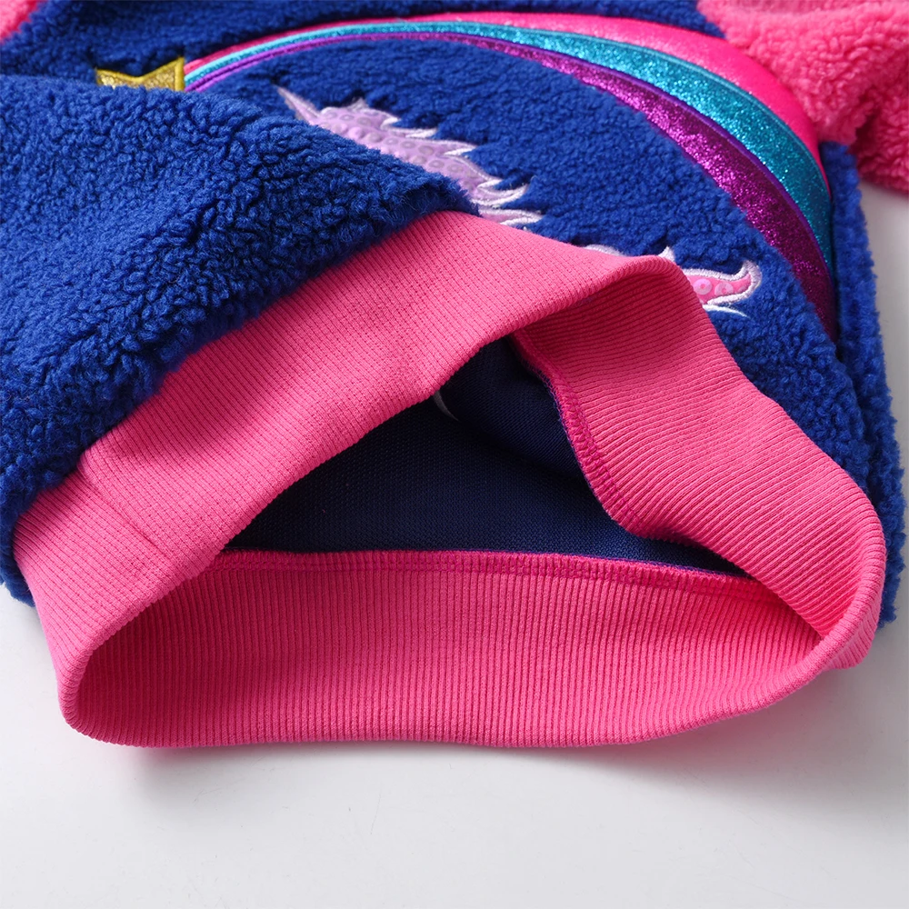 Dxton Sudadera polar gruesa para niña – Cálida prenda invernal - imagen 3