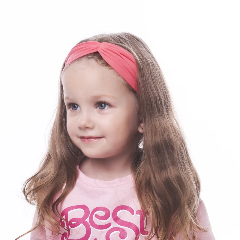Diadema nailon liso para bebé recién nacido – Accesorio cabello - imagen 5