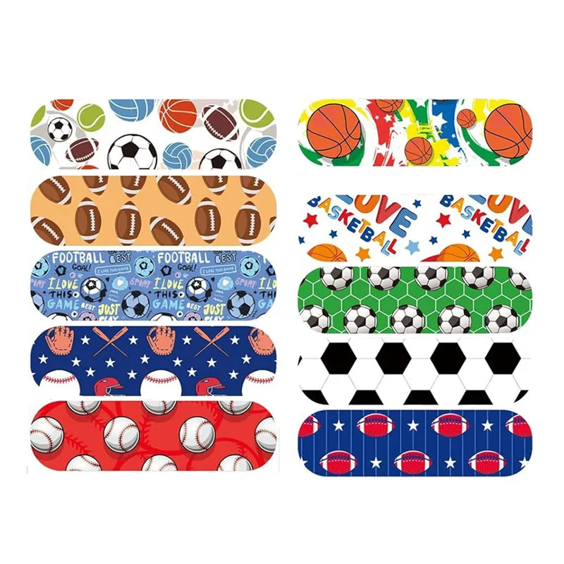 Curitas impermeables con estampado de fútbol para niños - imagen 3