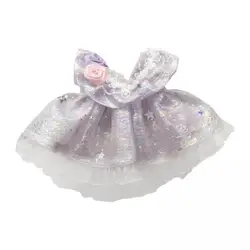 Vestido de peluche sin mangas para muñeca de manualidades infantil