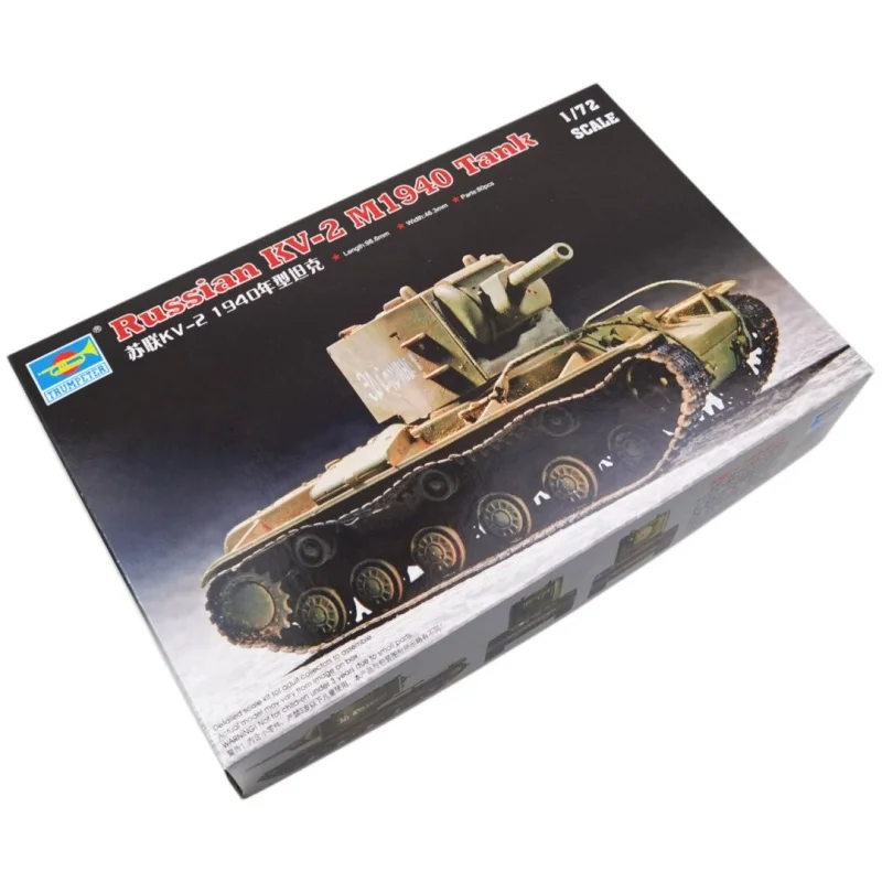 Maqueta de tanque ruso Trumpeter, kit de montaje fácil para niños - imagen 4