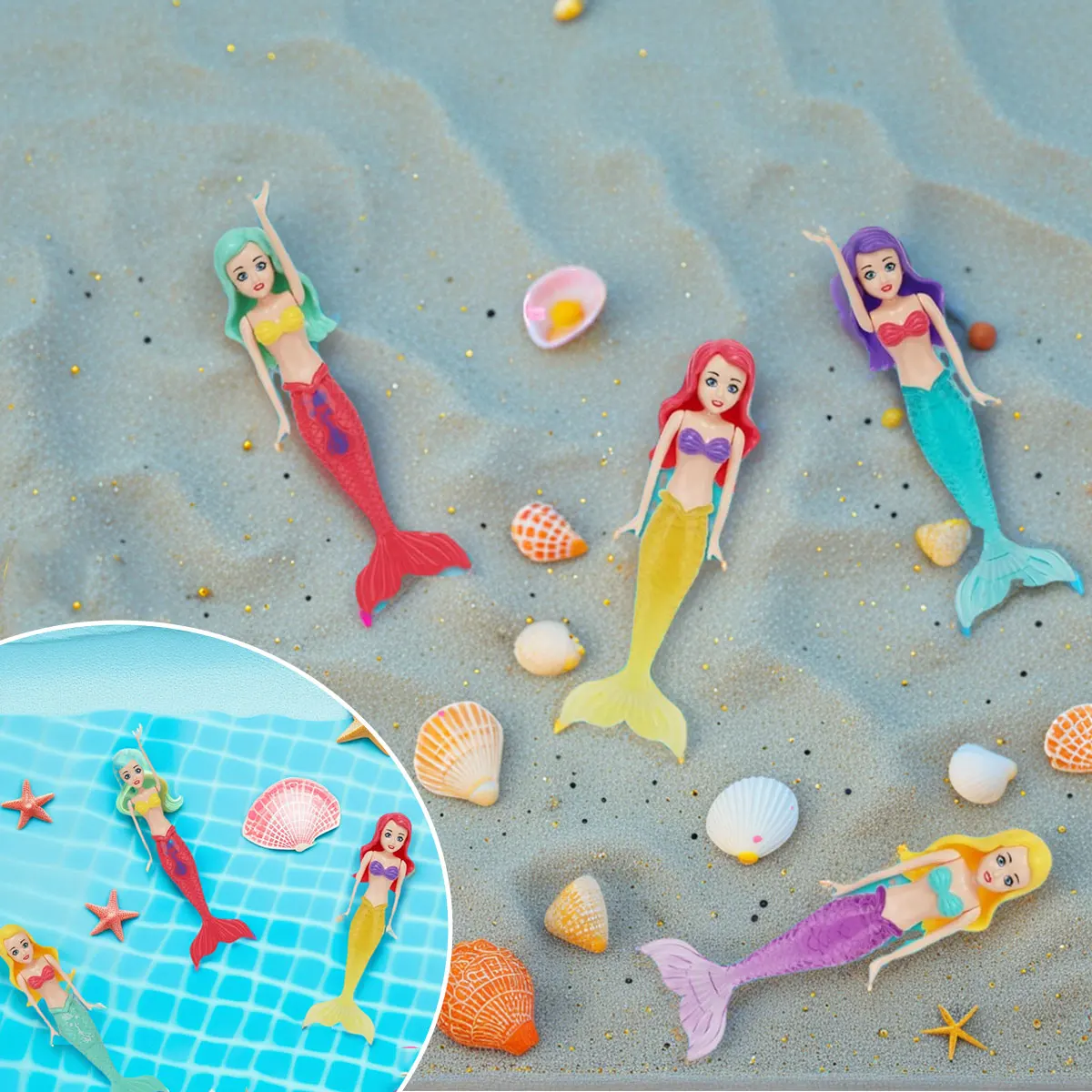 Juguetes flotantes para piscina infantil