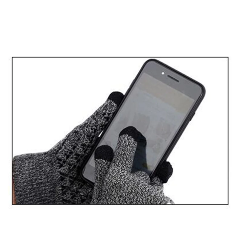 Guantes táctiles invierno niños - Suaves punto transpirable antideslizante - imagen 5