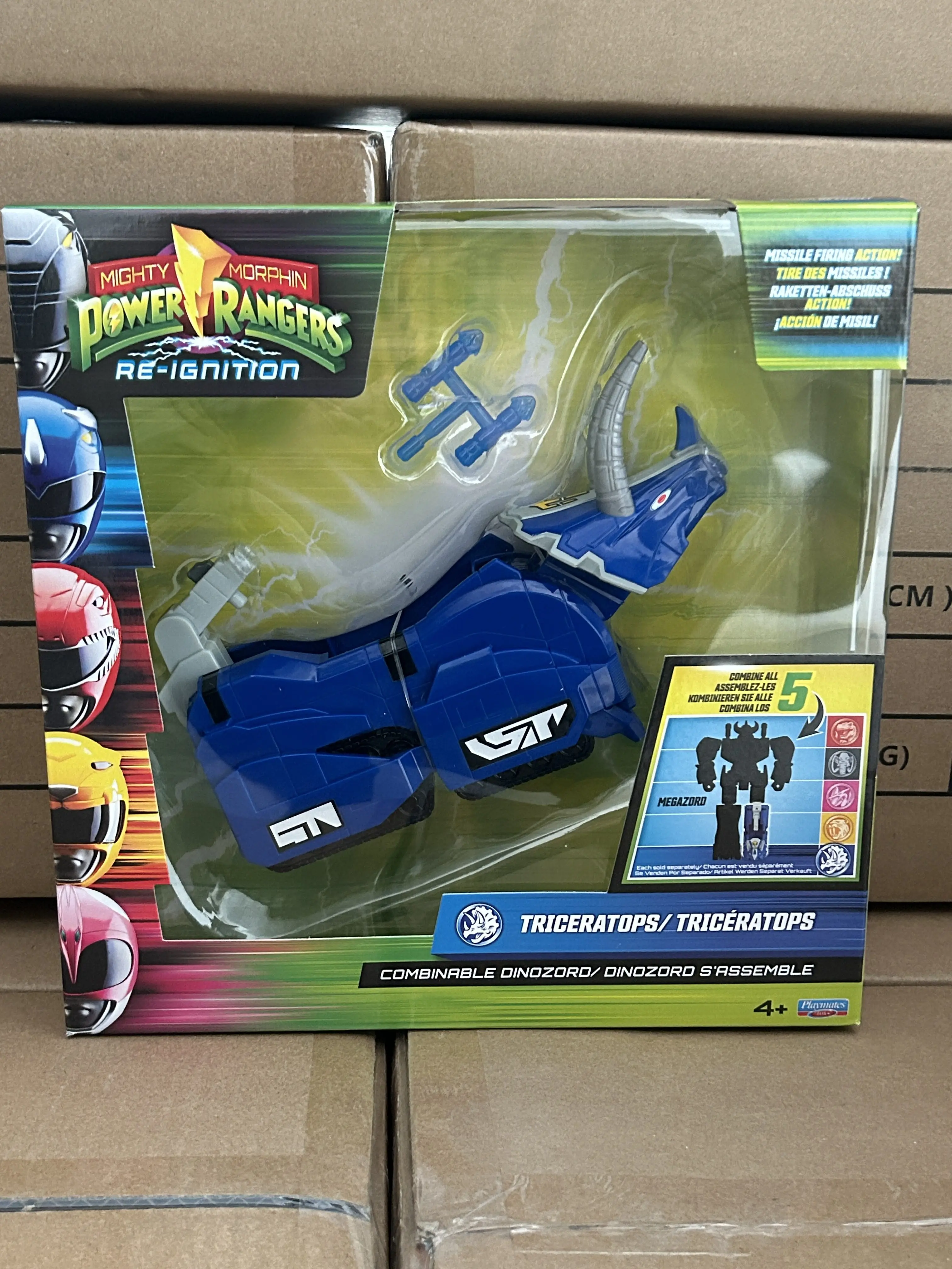 Peluche combinable estilo Power Rangers
