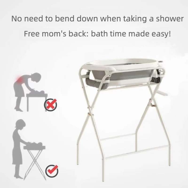 Bañera plegable para bebé con pantalla de temperatura - imagen 3