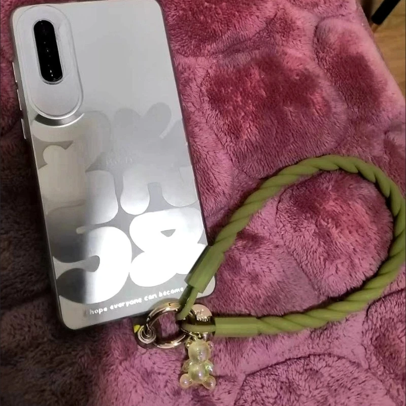 Cordón para teléfono móvil con oso luminoso y correa acolchada