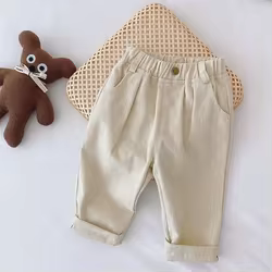 Pantalones casuales unisex para niños primavera 2026