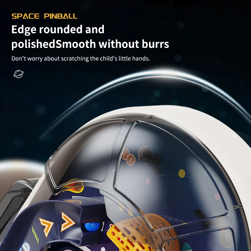 Máquina de pinball espacial para niños, juego interactivo familiar - imagen 2