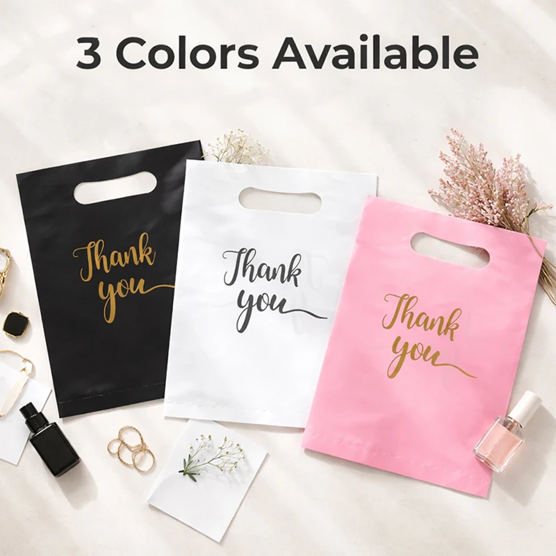 Bolsas de regalo de plástico para joyería, colores surtidos - imagen 5