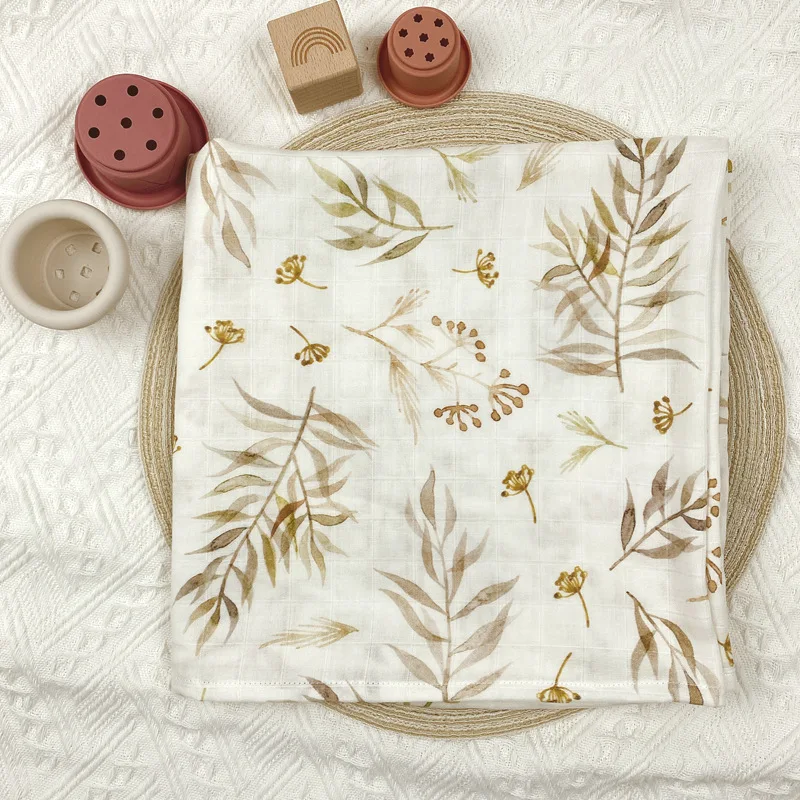 Juego de sábanas para bebé de bambú en cuna - ropa de cama suave