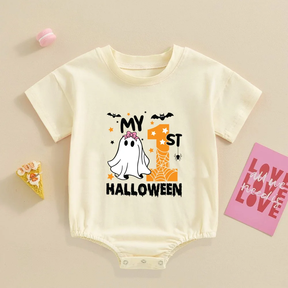 Mameluco Halloween para bebé recién nacido – Estilo retro - imagen 2