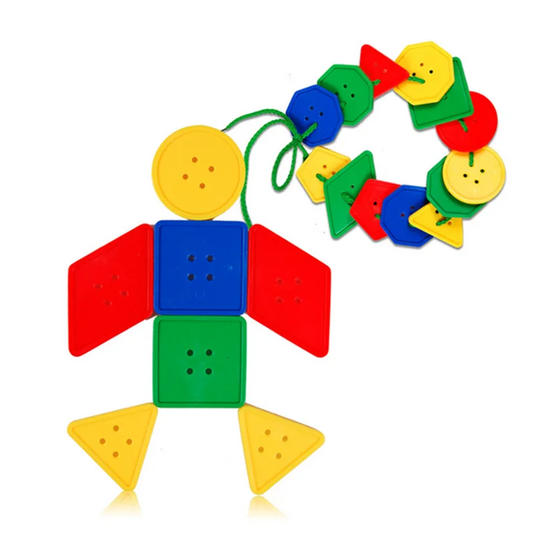 Juguetes Montessori GYH – Bloques geométricos para aprendizaje temprano - imagen 4