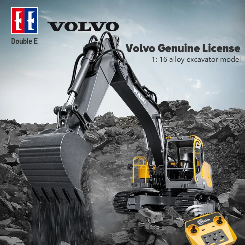 Excavadora RC Double E eléctrica de construcción con modo dual