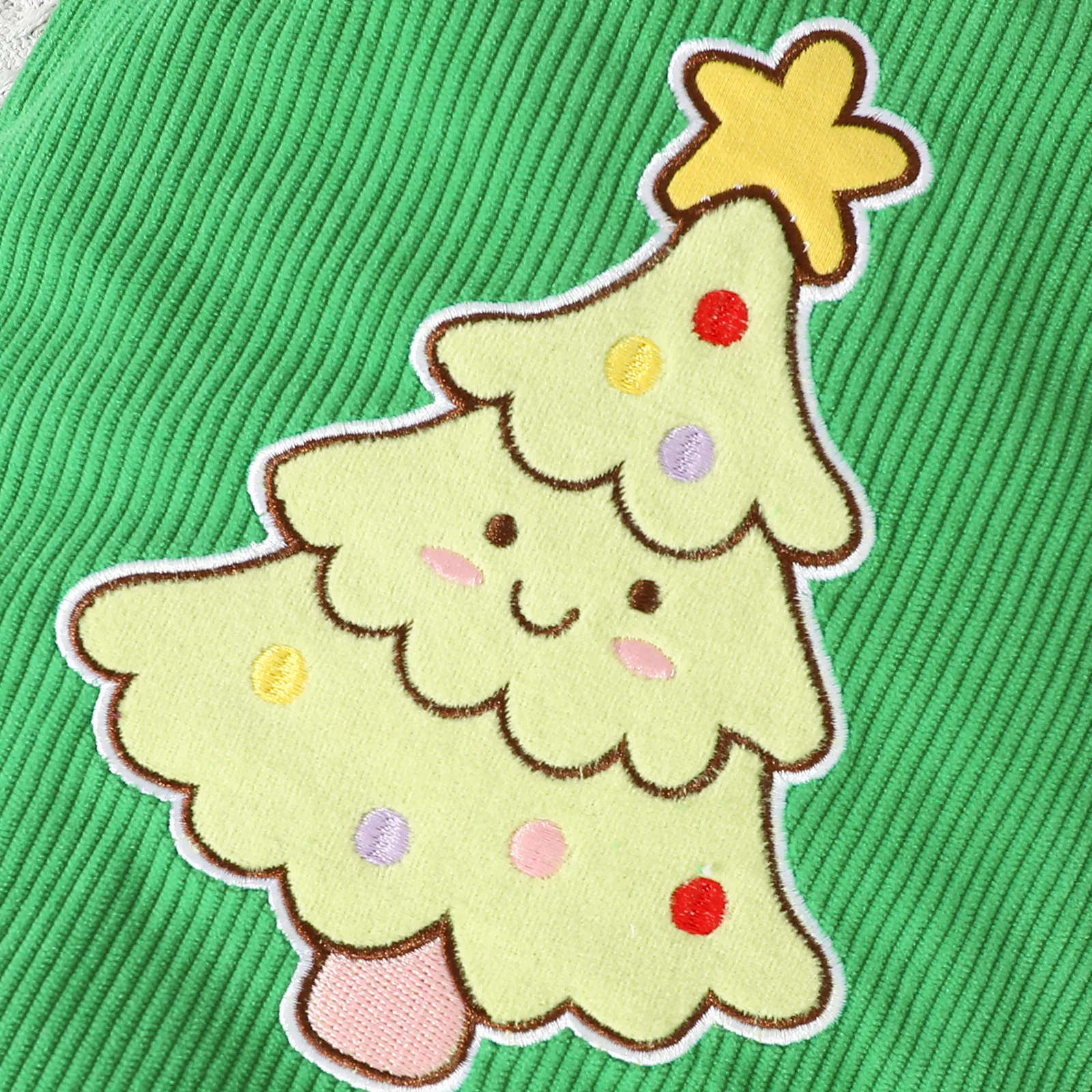 Vestido Navidad niña con top rayado - Conjunto neonatal - imagen 4